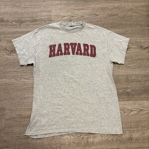 Gray and Red Short Sleeve Tee